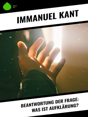 cover image of Beantwortung der Frage
